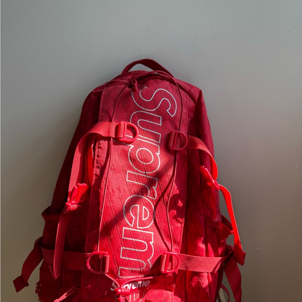 Supreme Scarlet Backpack with Logo